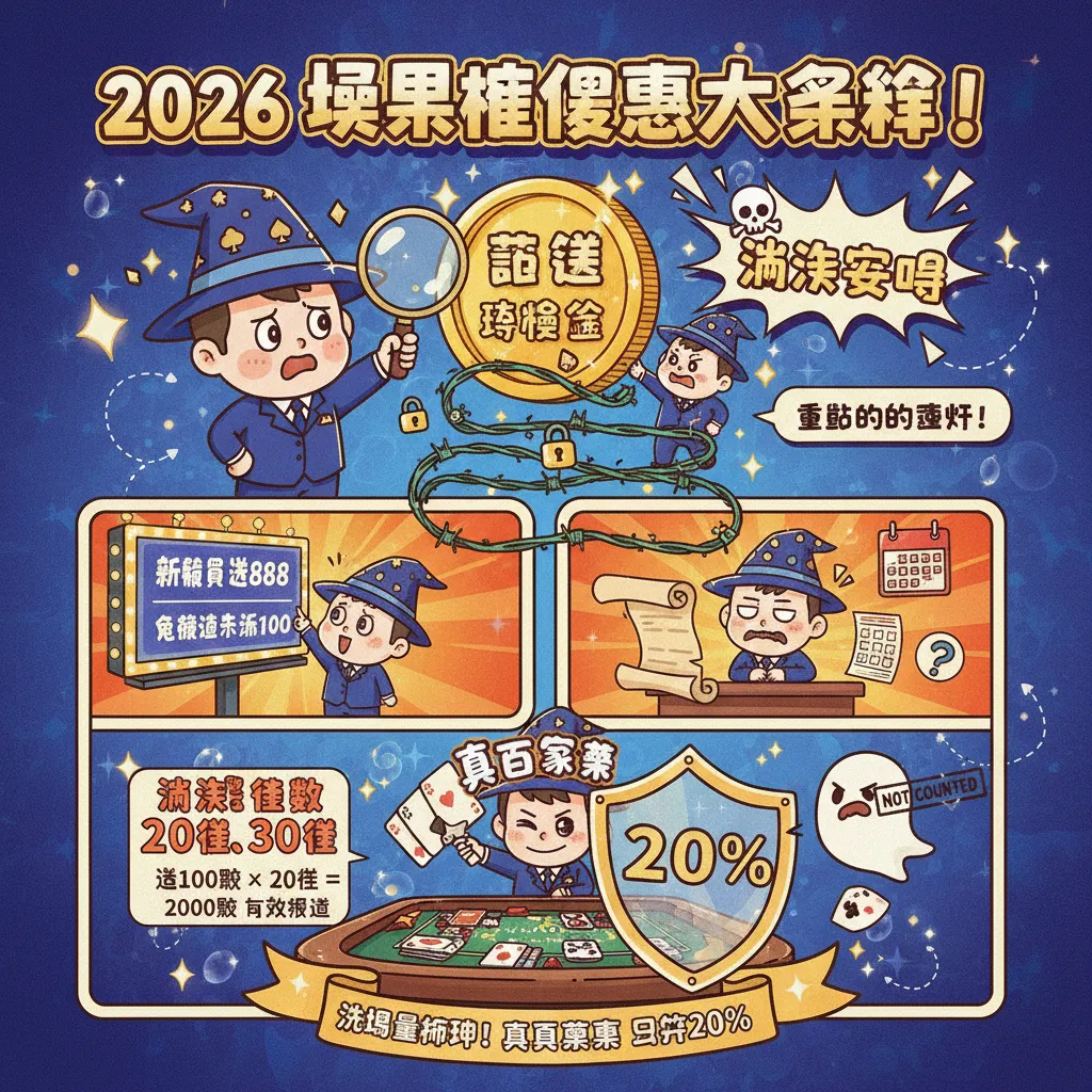 2026娛樂城優惠攻略：註冊送體驗金與流水要求解析